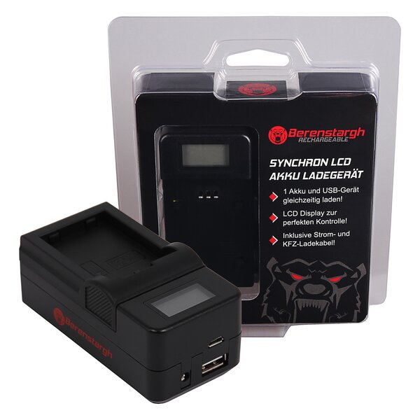 Berenstargh Synchron Ladegerät Nikon  EN-EL25, 7.2V