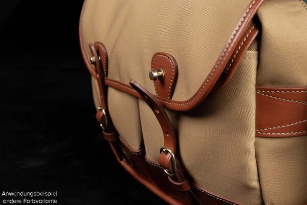 Billingham Mini Eventer front straps  chocolate