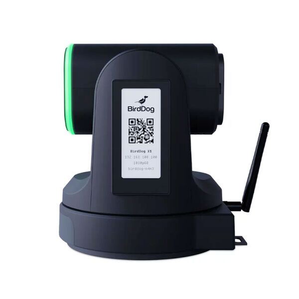 BirdDog X1 1080P PTZ Camera with 20x Zoom  schwarz