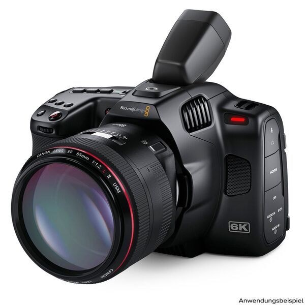 Blackmagic Pocket Cinema Kamera 6K G2 Gehäuse  Canon EF