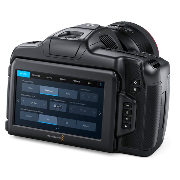 Blackmagic Pocket Cinema Kamera 6K G2 Gehäuse  Canon EF