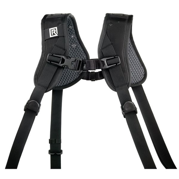 Blackrapid R-Strap Double Breathe Rucksack-ähnliches Doppelgurt-System z.B für 2 DSLR-Kameras mit schweren ZOOM-Objektiven 