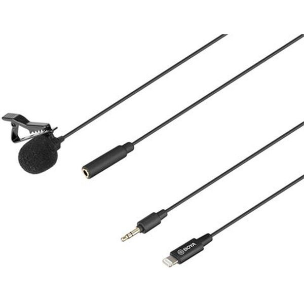 Boya BY-M2 Clip-on Lavalier Mikrofon für iOS 