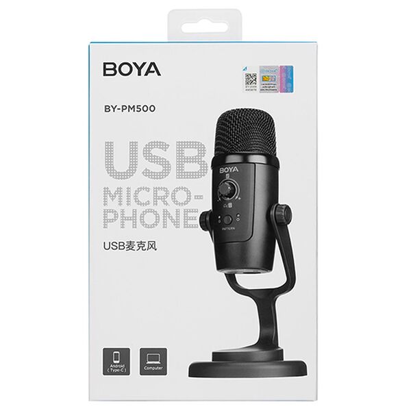 Boya BY-PM500 USB Microphone For PC & Android Smartphones 