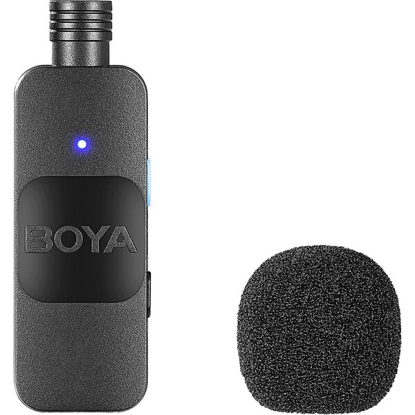 Boya BY-V2 V2.0 Drahtloses Mikrofon für Lightning (2x Sender + 1x Empfänger) 