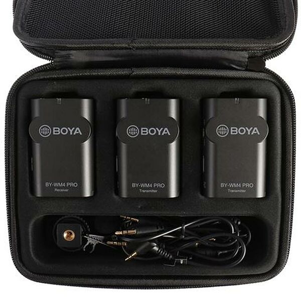 Boya BY-WM4 Pro-K2 Duo Lavalier Mikrofon Kabellos 