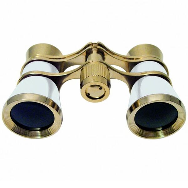 Braun Binocular 3x25 OPERA  gold/weiß