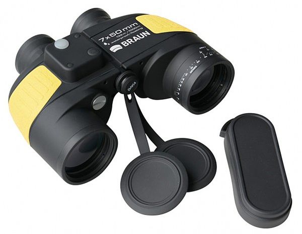 Braun Marine Fernglas 7x50 gelb 