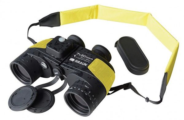 Braun Marine Fernglas 7x50 gelb 