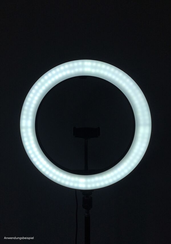 Braun VloggKit 100, (26cm)  LED Ringlicht, Kugelkopf, 50cm Stativ 