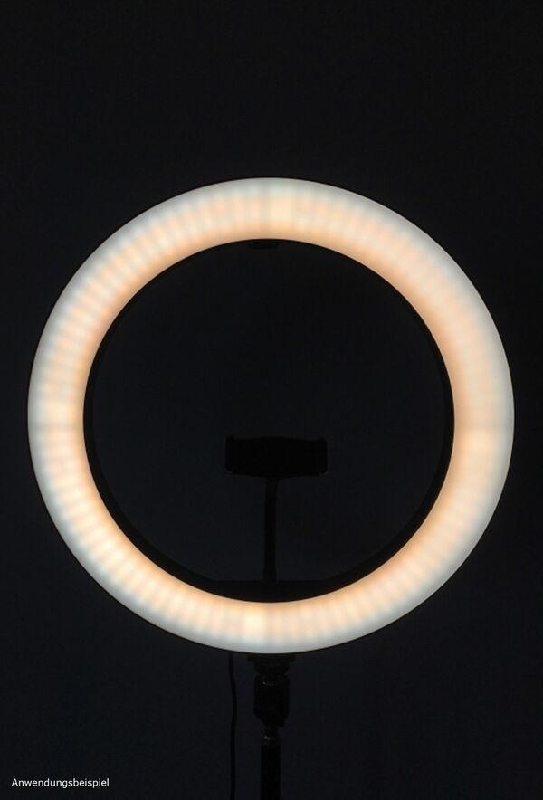 Braun VloggKit 100, (26cm)  LED Ringlicht, Kugelkopf, 50cm Stativ 