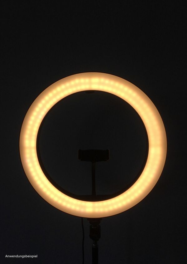 Braun VloggKit 100, (26cm)  LED Ringlicht, Kugelkopf, 50cm Stativ 