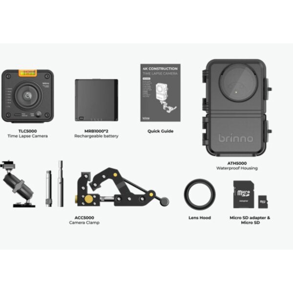 BRINNO BCC5000 WiFi & 4K Zeitraffer-Kamera Bundle 