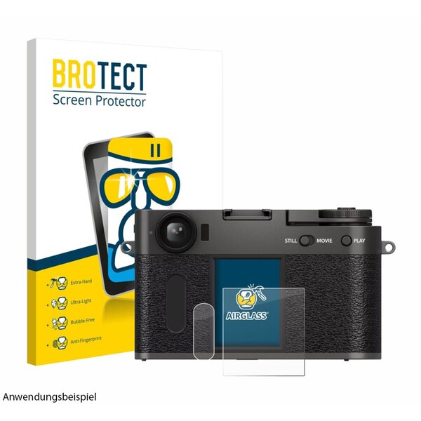 BROTECT AirGlass Schutz-Glas Panzer-Folie für Fujifilm  X Half X-HF1