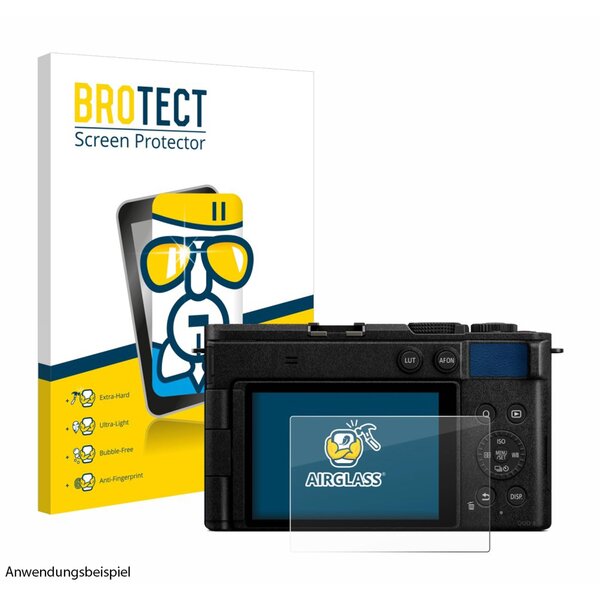 BROTECT AirGlass Schutz-Glas Panzer-Folie für Panasonic  Lumix DC-S9
