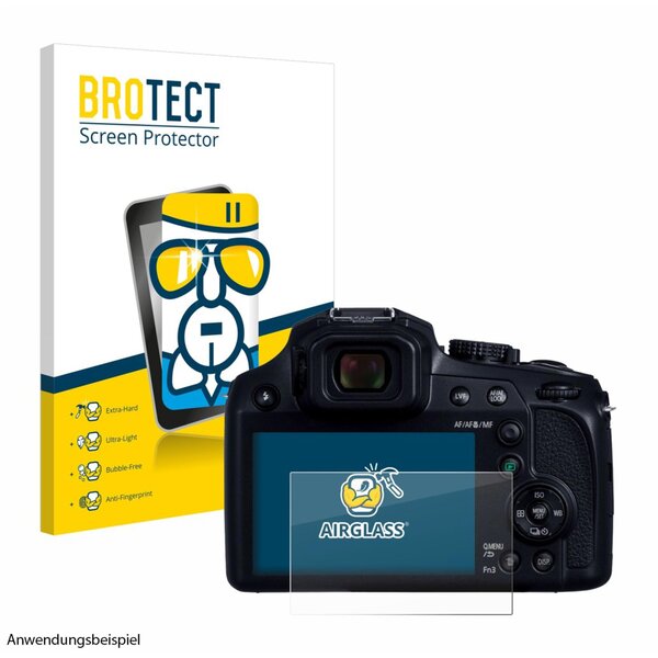 BROTECT AirGlass Schutz-Glas Panzer-Folie für Panasonic  Lumix DC-FZ82D