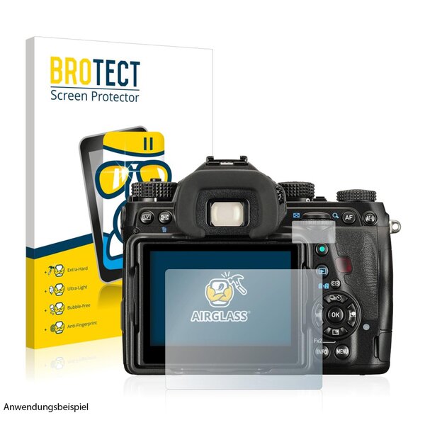 BROTECT AirGlass Schutz-Glas Panzer-Folie für Pentax  K-1 Mark II