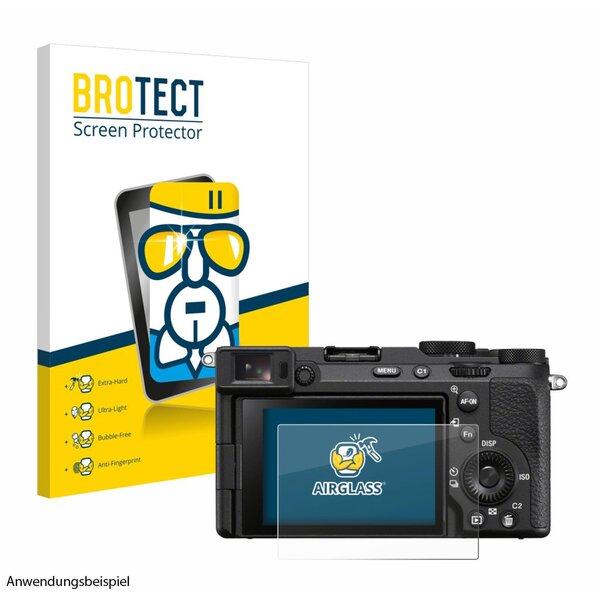 BROTECT AirGlass Schutz-Glas Panzer-Folie für Sony  Alpha 7CR