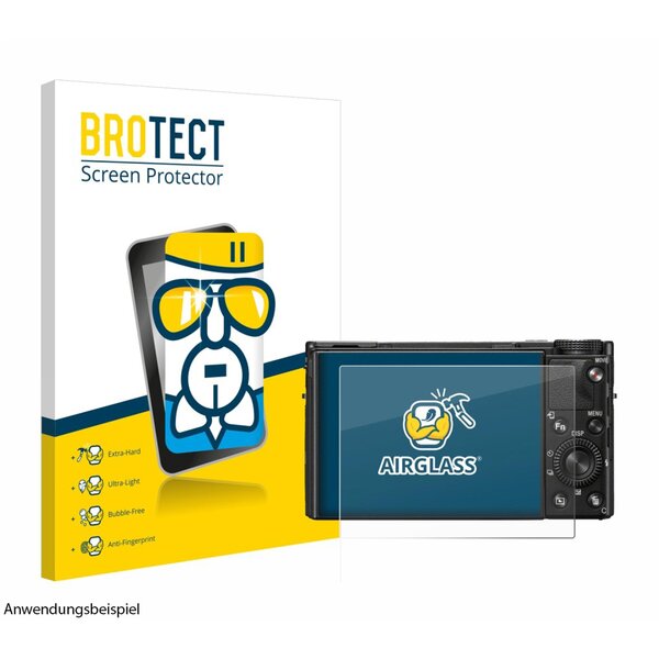 BROTECT AirGlass Schutz-Glas Panzer-Folie für Sony  Cyber-Shot DSC-RX100 VIIA