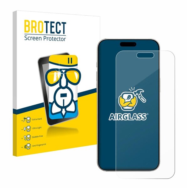 BROTECT AirGlass Schutz-Glas Panzer-Folie für Apple  iPhone 16 Pro