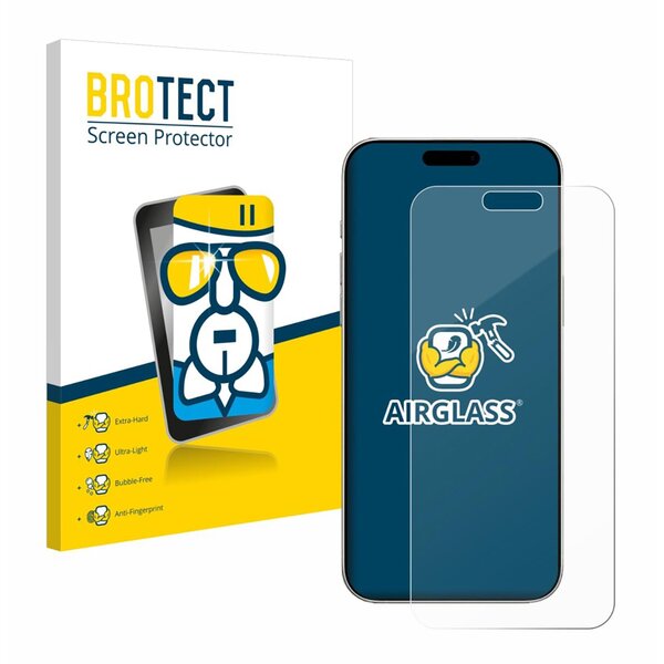 BROTECT AirGlass Schutz-Glas Panzer-Folie für Apple  iPhone 16 Pro Max