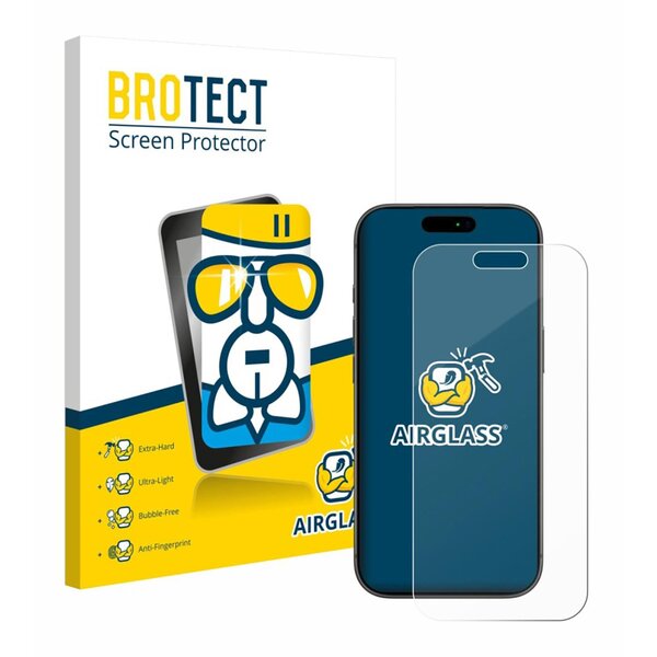 BROTECT AirGlass Schutz-Glas Panzer-Folie für Apple  iPhone 17 Pro