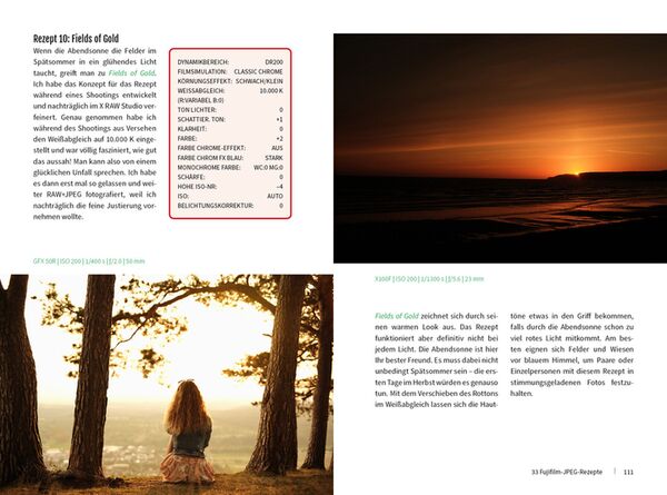 Buch 33 JPEG-Rezepte für Fujifilm X-Kameras 