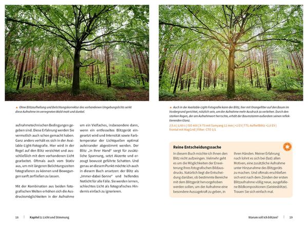 Buch Blitzfotografie - Spannende Aufnahmen mit nur einem Blitz 