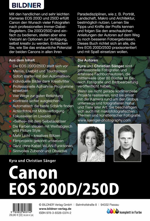 Buch Canon EOS 200D / 250D 