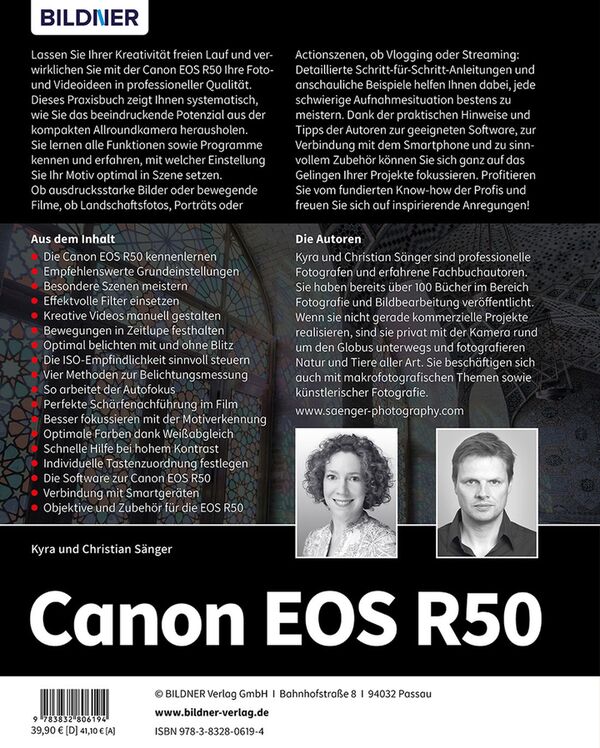 Buch Canon EOS R50 