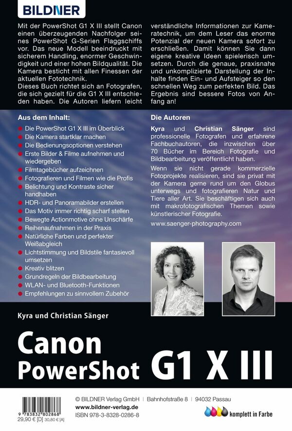 Buch Canon PowerShot G1 X Mark III - Für bessere Fotos von Anfang an! 