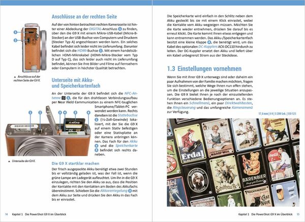 Buch Canon PowerShot G9 X/G9 X Mark II - Für bessere Fotos von Anfang an! 