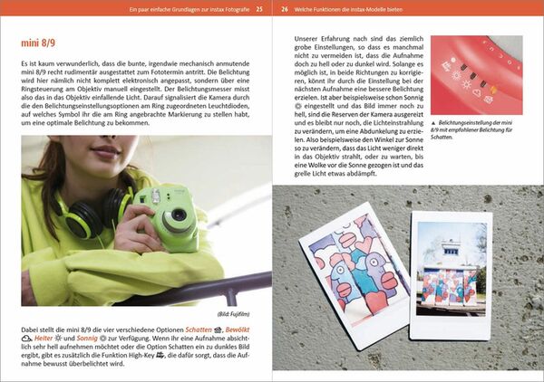 Buch Fujifilm Instax Mini - Modelle mini 8 / 9 / 70 und 90 - Für bessere Fotos von Anfang an! 