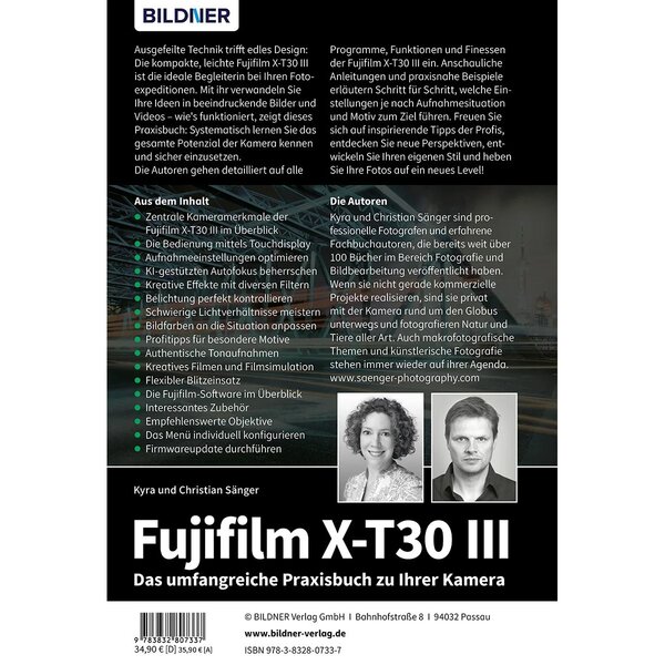 Buch Fujifilm X-T30 III - Das umfangreiche Praxisbuch zu Ihrer Kamera! 