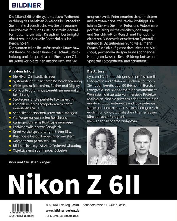 Buch Nikon Z 6 II - Für bessere Fotos von Anfang an! 