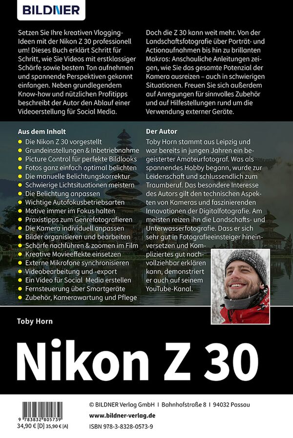 Buch Nikon Z30 - Das umfangreiche Praxisbuch zu ihrer Kamera ! 