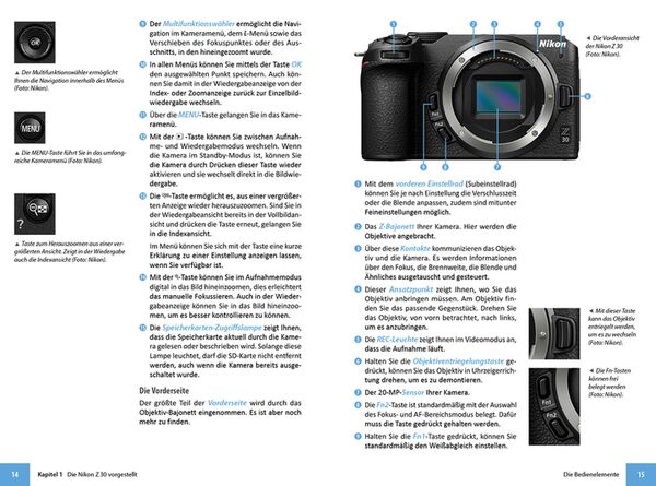 Buch Nikon Z30 - Das umfangreiche Praxisbuch zu ihrer Kamera ! 