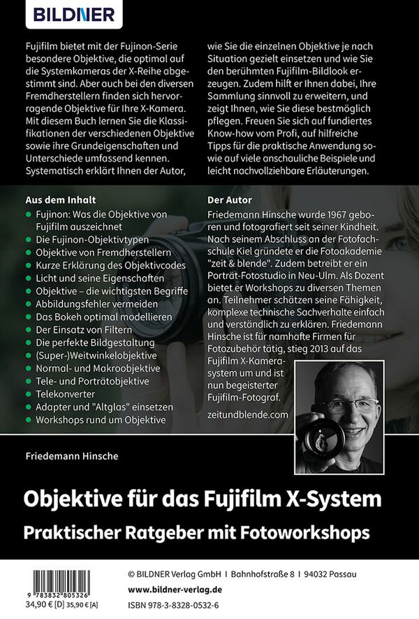 Buch Objektive für das Fujifilm X-SystemI - Für bessere Fotos von Anfang an! 