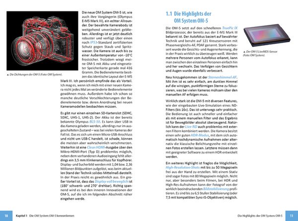 Buch OM-System OM-5 - Das umfangreiche Praxisbuch zu ihrer Kamera ! 