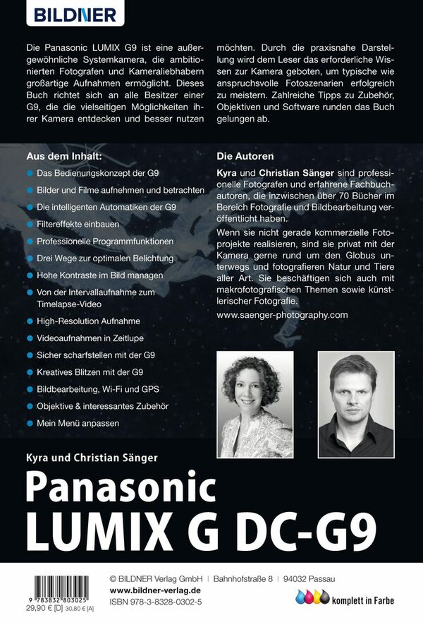 Buch Panasonic Lumix G DC-G9 - Für bessere Fotos von Anfang an! 