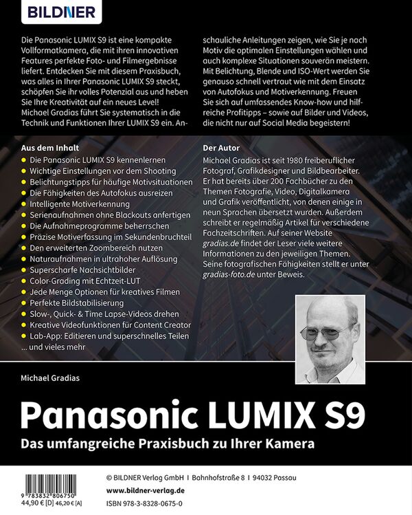 Buch Panasonic LUMIX S9 - Das umfangreiche Praxisbuch zu Ihrer Kamera! 