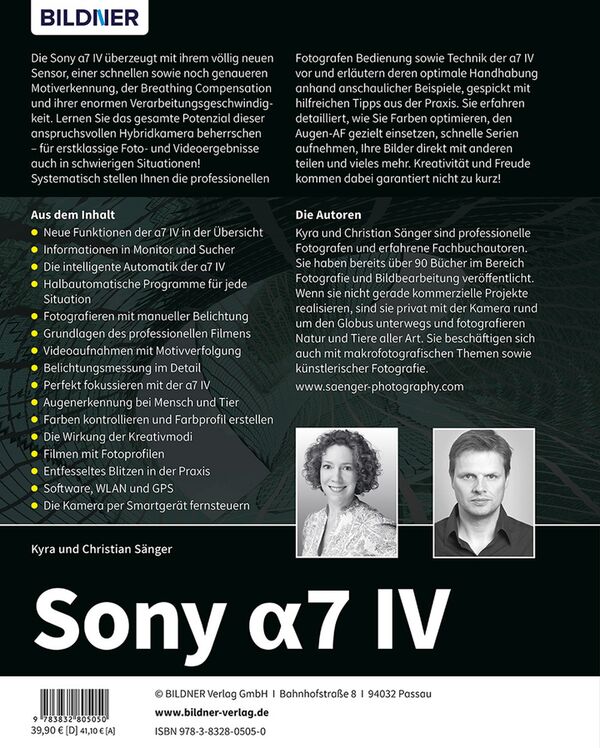 Buch Sony Alpha 7 IV - Das umfangreiche Praxisbuch zu Ihrer Kamera! 