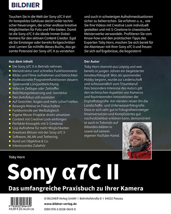 Buch Sony alpha 7C II - Das umfangreiche Praxisbuch zu Ihrer Kamera! 