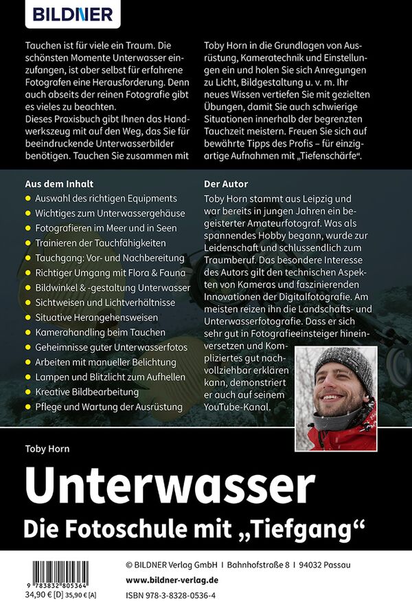 Buch Unterwasser - Die Fotoschule mit Tiefgang 