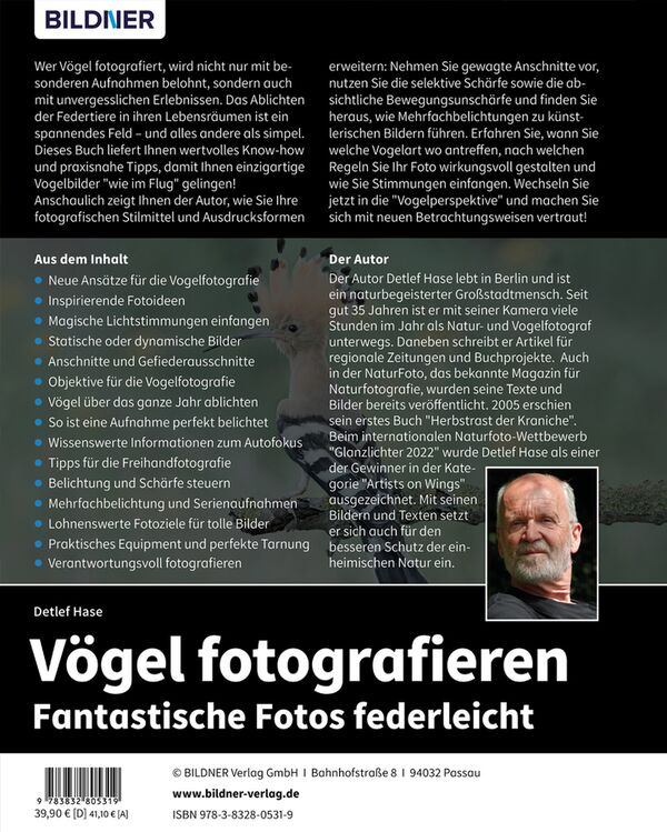 Buch Vögel fotografieren - Fantastische Fotos federleicht 