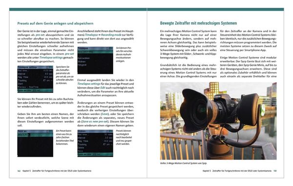 Buch Zeitrafferfotografie - Schritt für Schritt zum professionellen Timelapse-Video 