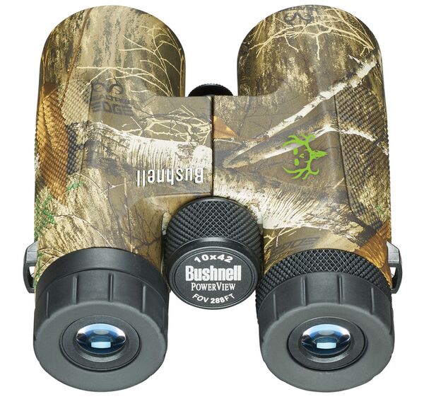 Bushnell Powerview 10x42 Realtree edge Bone collector, roof 