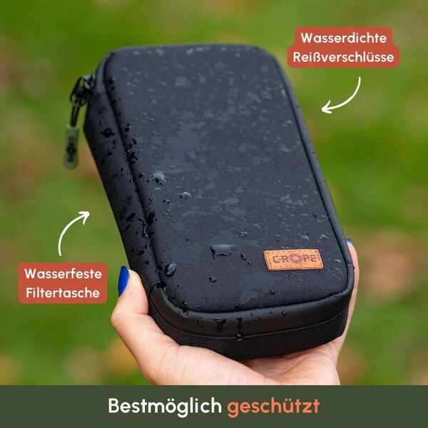 C-Rope Filtertasche  10x 9,5cm Schwarz