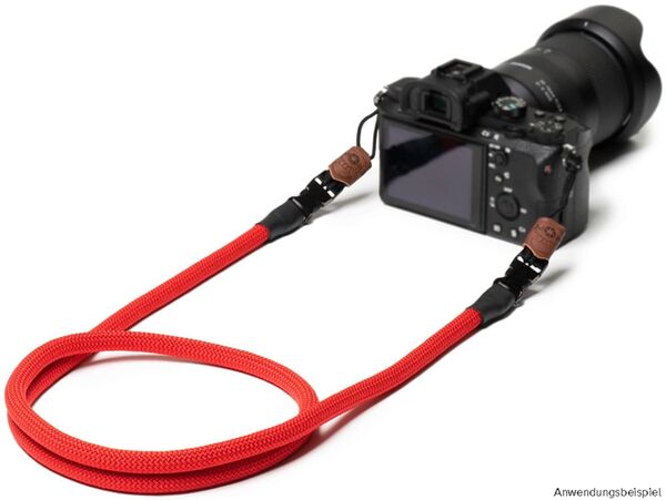 C-Rope Kameragurt Kletterseil  100cm Bright Red