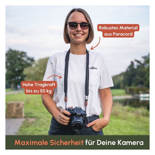 C-Rope Kameragurt Traveler  100cm Cool Gray